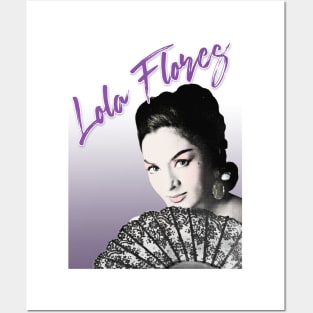 Lola Flores Retro Tribute Art Posters and Art